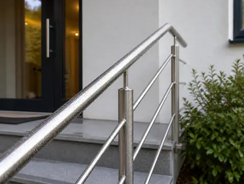 Aussentreppe mit Gitterrosten